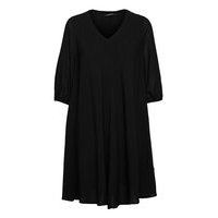 Kalatea Allure Dress Polvipituinen Mekko Musta Bruuns Bazaar