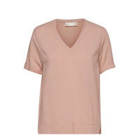 Blakeiw V Top T-shirts & Tops Short-sleeved Vaaleanpunainen InWear