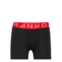 Boy'S Solid Boxer W Red/Peach Alushousut Musta Frank Dandy