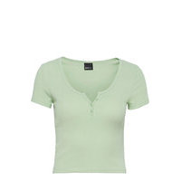 Mimmi Top T-shirts & Tops Short-sleeved Vihreä Gina Tricot