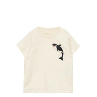 Baby Orca Ss Sp Tee T-shirts Short-sleeved Kermanvärinen Mini Rodini