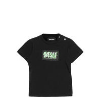 Tjustx62b T-Shirt T-shirts Short-sleeved Musta Diesel