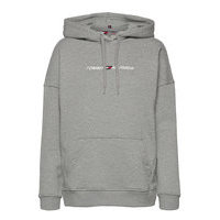 Relaxed Graphic Hoodie Ls Huppari Harmaa Tommy Sport
