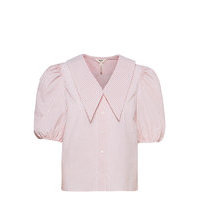 Objmahin 2/4 Top Blouses Short-sleeved Vaaleanpunainen Object