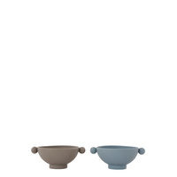 Tiny Inka Bowl - Pack Of 2 Home Meal Time Plates & Bowls Monivärinen/Kuvioitu OYOY Living Design