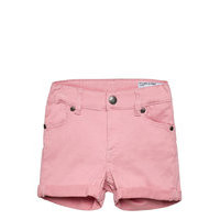 Shorts Woven Solid Preschool Shortsit Vaaleanpunainen Polarn O. Pyret