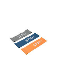 Spri Flat Band Loop Kit 3-Pack Accessories Sports Equipment Workout Equipment Resistance Bands Monivärinen/Kuvioitu Spri