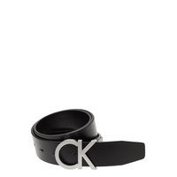 Ck Adj. Buckle Belt Accessories Belts Classic Belts Musta Calvin Klein