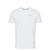Alder Tee W/Sun Print At Back - Got T-shirts Short-sleeved Valkoinen Knowledge Cotton Apparel