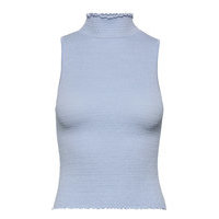Yasxenia Cropped Top - Ca T-shirts & Tops Sleeveless Sininen YAS