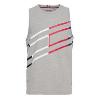 Graphic Tank Top T-shirts Sleeveless Harmaa Tommy Sport