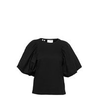Slfadrianna 2/4 Tee Blouses Short-sleeved Musta Selected Femme