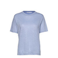 Doretta T-Shirt 6680 T-shirts & Tops Short-sleeved Sininen Samsøe Samsøe