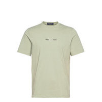 Embroidered Tee T-shirts Short-sleeved Vihreä Fred Perry