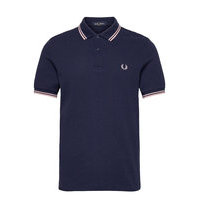 Twin Tipped Fp Shirt Polos Short-sleeved Sininen Fred Perry