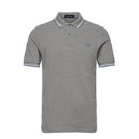 Twin Tipped Fp Shirt Polos Short-sleeved Harmaa Fred Perry