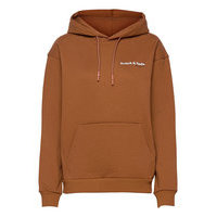 Organic Felpa Hooded Sweat Huppari Ruskea Scotch & Soda