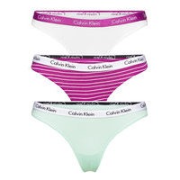 Thong 3pk Stringit Alusvaatteet Vaaleanpunainen Calvin Klein