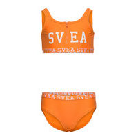 K. Sporty Zip Bikini Bikinit Oranssi Svea