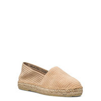 Slfellen Suede Espadrilles B Matalat Sandaalit Espadrillot Ruskea Selected Femme