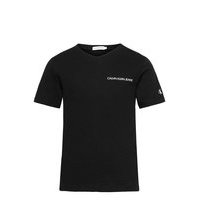 Chest Logo Top T-shirts Short-sleeved Musta Calvin Klein