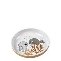 Yummy Mini Plate Sea Friends Home Meal Time Plates & Bowls Keltainen D By Deer, Done by Deer