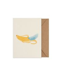 Banana The Banana - Folded A5 Card Home Kids Decor Posters Monivärinen/Kuvioitu MADO