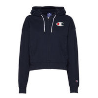 Hooded Full Zip Sweatshirt Huppari Sininen Champion