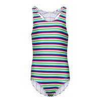 Novara Girls Swimsuit Uimapuku Uima-asut Monivärinen/Kuvioitu ZigZag