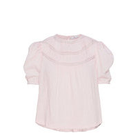 Luci Blouses Short-sleeved Vaaleanpunainen Mango