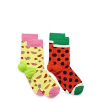 2-Pack Kids Watermelon Sock Socks & Tights Socks Monivärinen/Kuvioitu Happy Socks