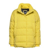 Edit Ume Padded Jacket Vuorillinen Takki Topattu Takki Keltainen Superdry