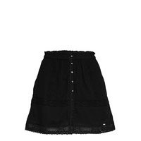 Ellison Textured Lace Skirt Lyhyt Hame Musta Superdry