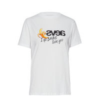Everyday Tee - I Go Bananas T-shirts & Tops Short-sleeved Valkoinen Svea