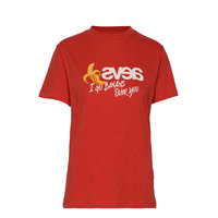 Everyday Tee - I Go Bananas T-shirts & Tops Short-sleeved Punainen Svea