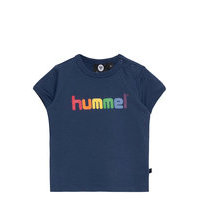 Hmlsky T-Shirt S/S T-shirts Short-sleeved Sininen Hummel