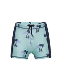 Uv Short Pant Flamingo Swimwear UV Clothing UV Bottoms Sininen Geggamoja