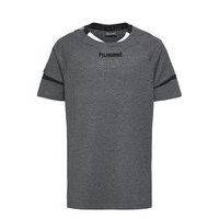 Auth. Charge Ss Train. Jersey T-shirts Short-sleeved Harmaa Hummel