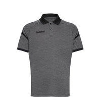 Auth. Charge Functional Polo Polos Short-sleeved Harmaa Hummel