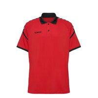 Auth. Charge Functional Polo Polos Short-sleeved Punainen Hummel