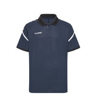 Auth. Charge Functional Polo Polos Short-sleeved Sininen Hummel