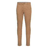 Washed Chino Chinot Housut Ruskea Tom Tailor