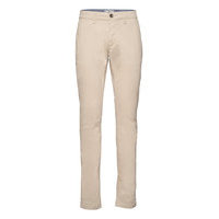 Washed Chino Chinot Housut Beige Tom Tailor