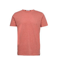 Round Neck T-Shirt T-shirts Short-sleeved Punainen Revolution