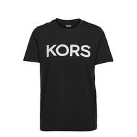 Kors Stud Smrcamp Tee T-shirts & Tops Short-sleeved Musta Michael Kors