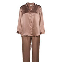 Pure Silk - Basic Pyjamas Pyjama Ruskea Lady Avenue