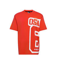 Super 5 Deconstruct Tee T-shirts Short-sleeved Punainen Superdry