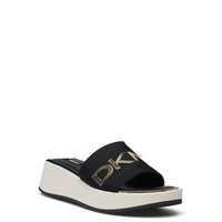 Mandy Shoes Summer Shoes Flat Sandals Musta DKNY