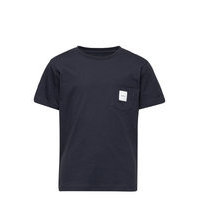 Pocket T-Shirt T-shirts Short-sleeved Sininen Makia