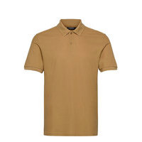 Troy Polo Shirt Seasonal Pique Polos Short-sleeved Beige J. Lindeberg